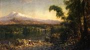 Frederic Edwin Church Figures in an Ecuadorian Landscape Sweden oil painting reproduction